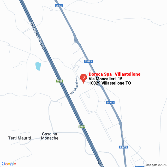 apri la mappa di Doreca Spa - Villastellone