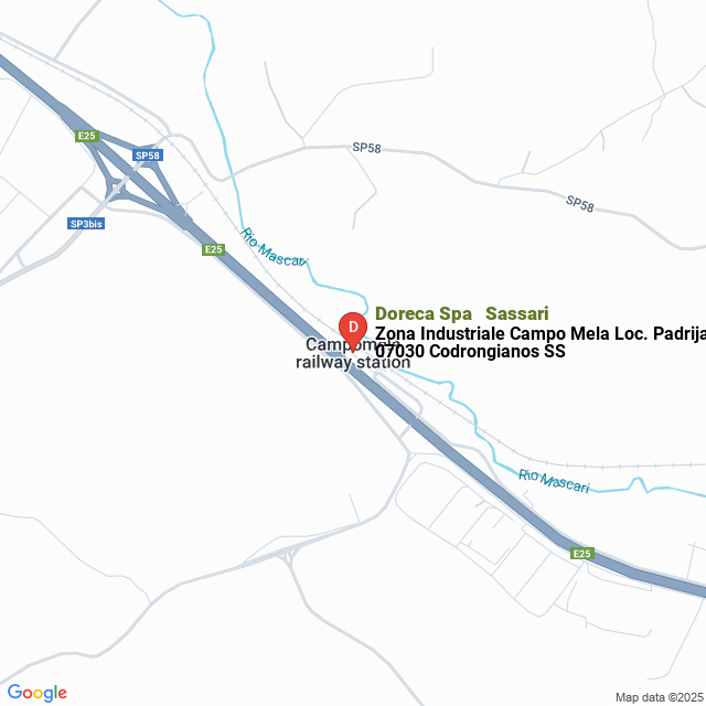 apri la mappa di Doreca Spa - Sassari