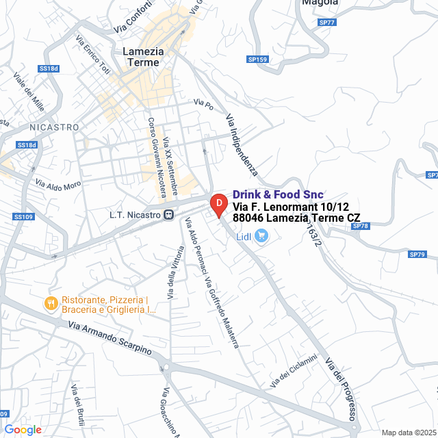 apri la mappa di Drink & Food Snc