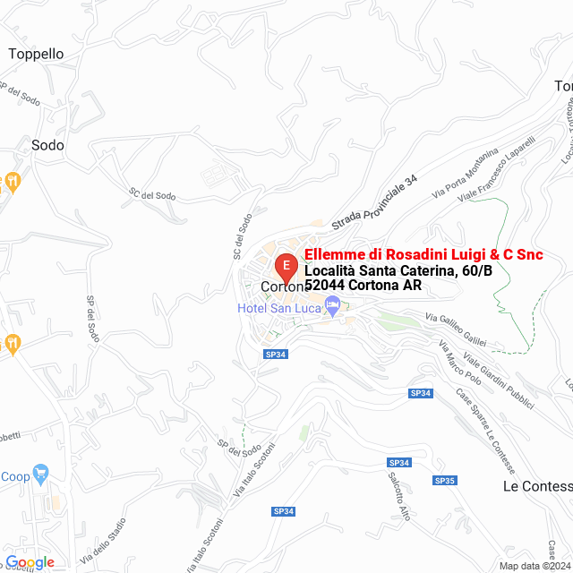 apri la mappa di Ellemme di Rosadini Luigi & C Snc