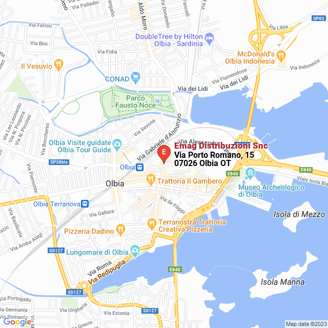 apri la mappa di Emag Distribuzioni Snc