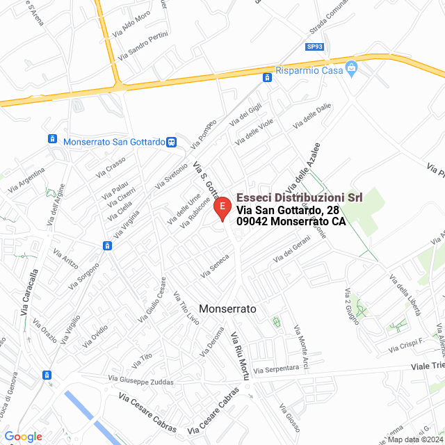 apri la mappa di Esseci Distribuzioni Srl