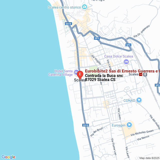 apri la mappa di Eurobibite2 Sas di Ernesto Guerrera e C.