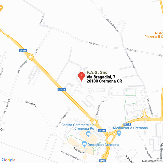 apri la mappa di F.A.G. Snc