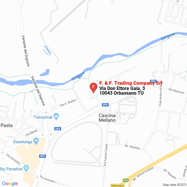 apri la mappa di F. & F. Trading Company Srl