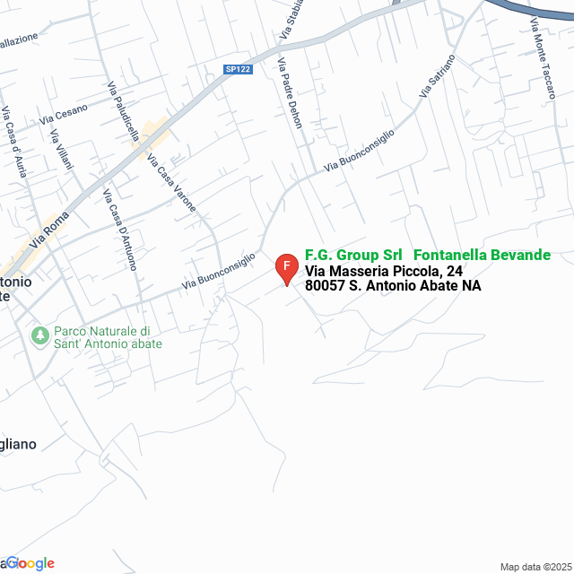 apri la mappa di F.G. Group Srl - Fontanella Bevande