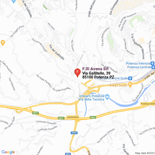 apri la mappa di F.lli Avena Srl