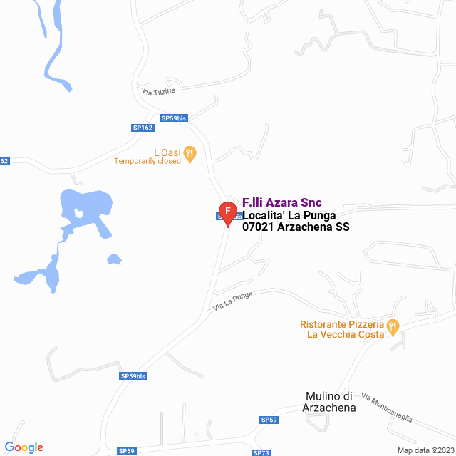 apri la mappa di F.lli Azara Snc
