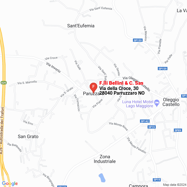 apri la mappa di F.lli Bellini & C. Sas