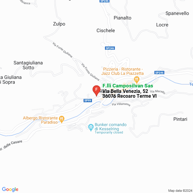 apri la mappa di F.lli Camposilvan Sas