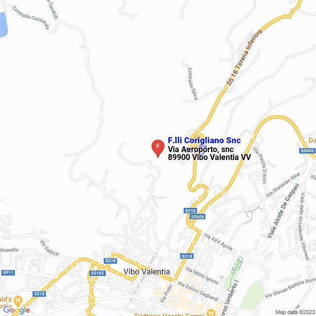 apri la mappa di F.lli Corigliano Snc