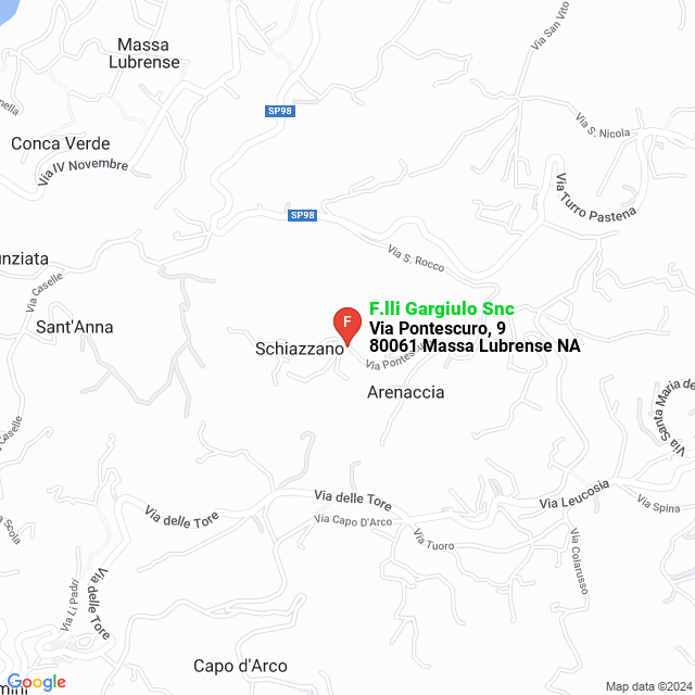 apri la mappa di F.lli Gargiulo Snc