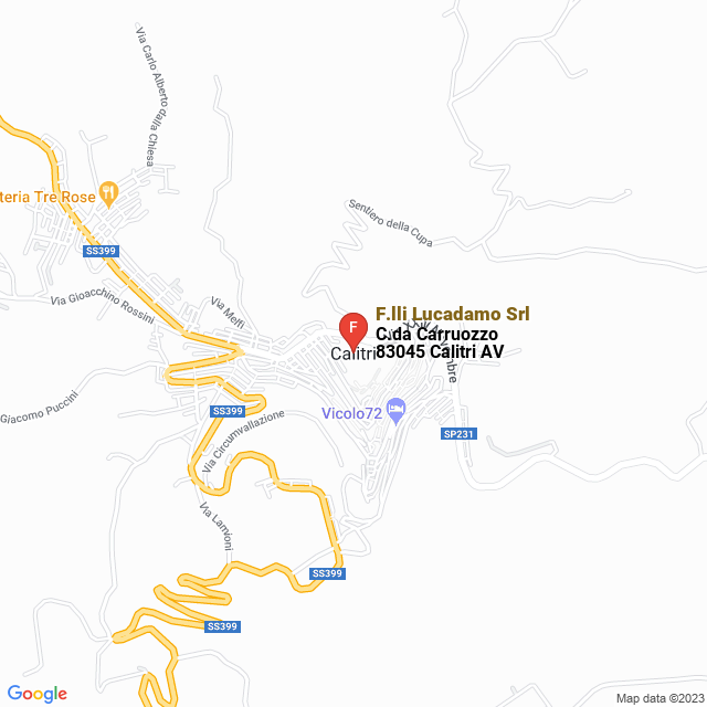 apri la mappa di F.lli Lucadamo Srl