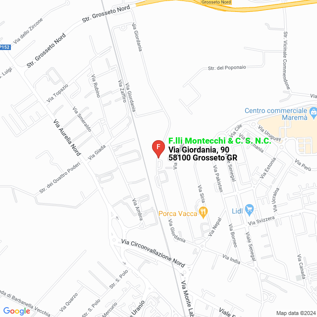 apri la mappa di F.lli Montecchi & C. S. N.C.