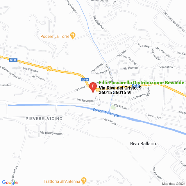 apri la mappa di F.lli Passarella Distribuzione Bevande Srl