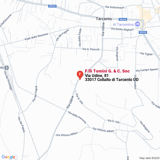 apri la mappa di F.lli Tomini G. & C. Snc