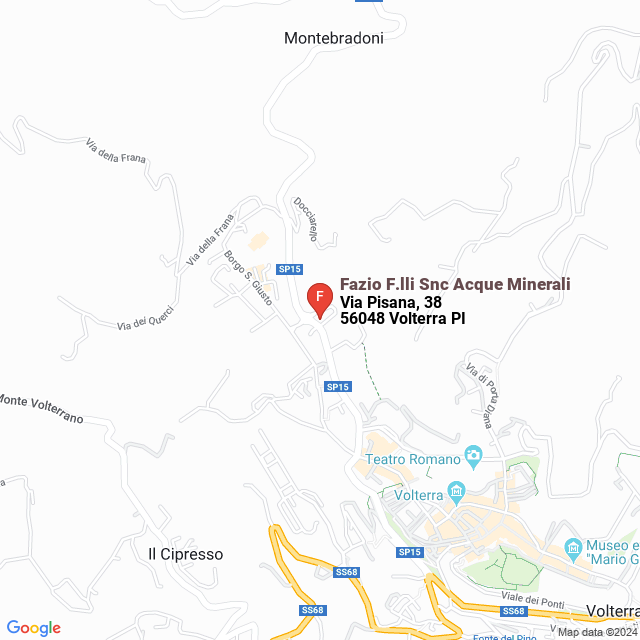 apri la mappa di Fazio F.lli Snc Acque Minerali