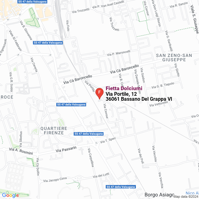 apri la mappa di Fietta Dolciumi