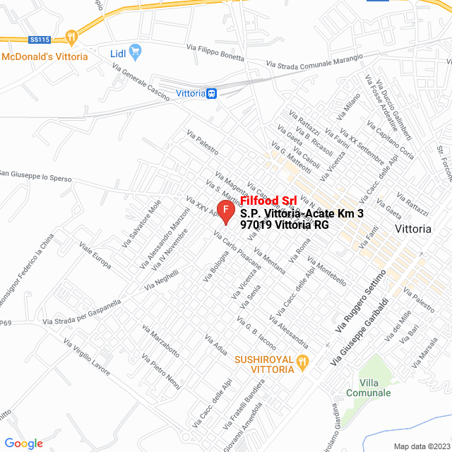 apri la mappa di Filfood Srl