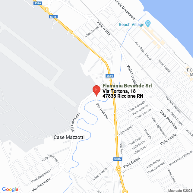 apri la mappa di Flaminia Bevande Srl