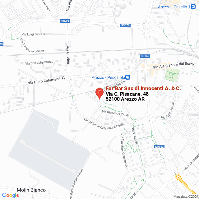 apri la mappa di For Bar Snc di Innocenti A. & C.