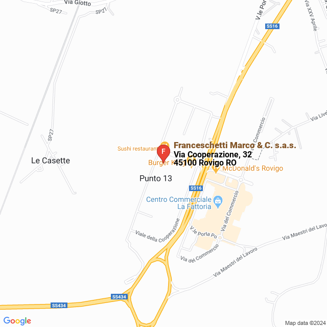 apri la mappa di Franceschetti Marco & C. s.a.s.