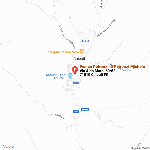 apri la mappa di Franco Petronzi di Petronzi Michele