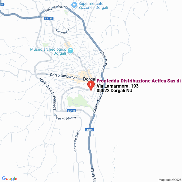 apri la mappa di Fronteddu Distribuzione Aeffea Sas di Fronteddu G.& C.