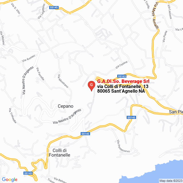 apri la mappa di G.A.Di.So. Beverage Srl