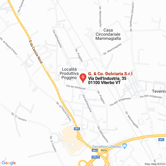 apri la mappa di G. & Co. Dolciaria S.r.l