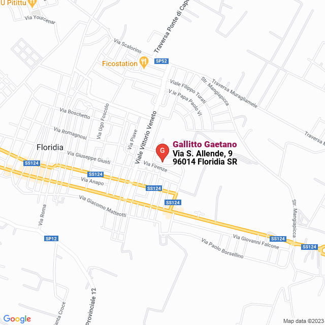 apri la mappa di Gallitto Gaetano