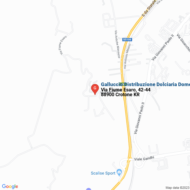 apri la mappa di Galluccio Distribuzione Dolciaria Domenico