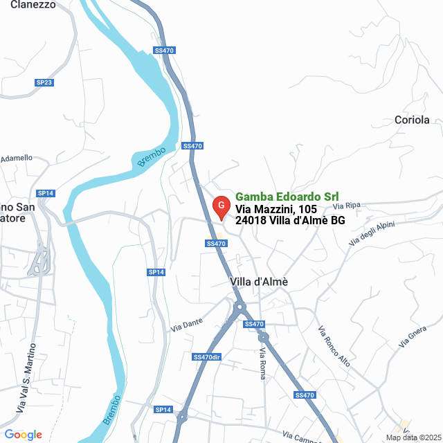 apri la mappa di Gamba Edoardo Srl