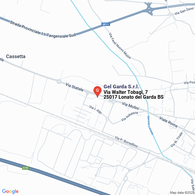 apri la mappa di Gel Garda S.r.l.