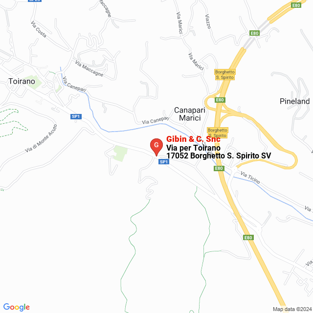 apri la mappa di Gibin & C. Snc