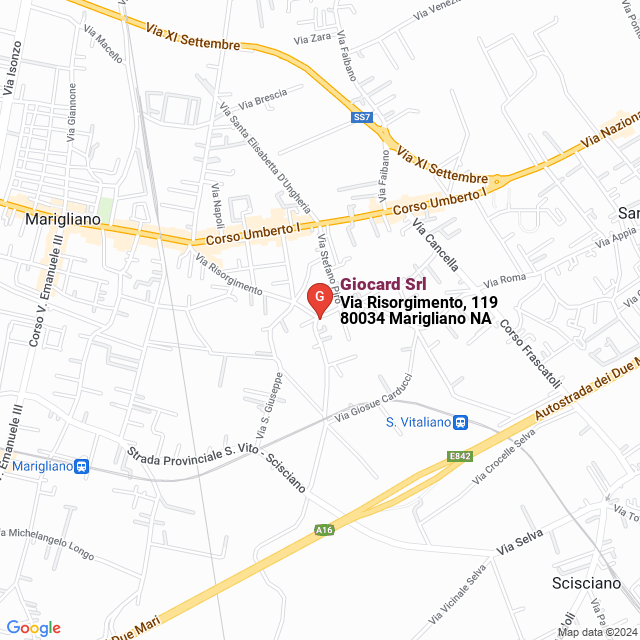 apri la mappa di Giocard Srl