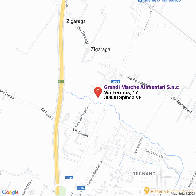 apri la mappa di Grandi Marche Alimentari S.n.c