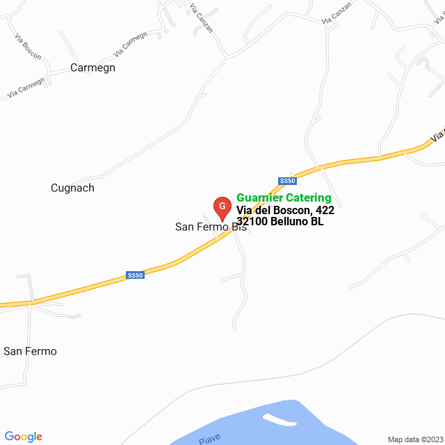 apri la mappa di Guarnier Catering