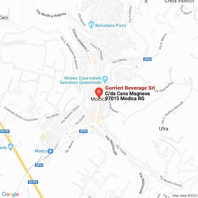 apri la mappa di Gurrieri Beverage Srl