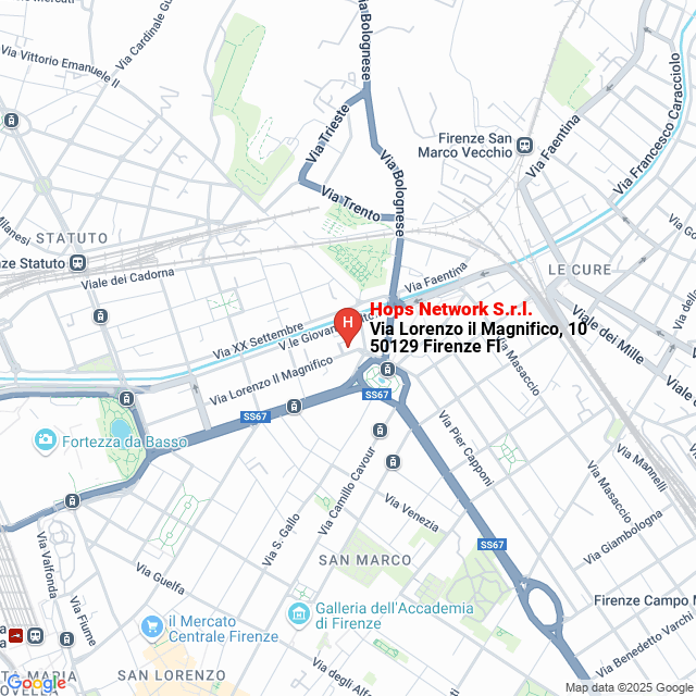 apri la mappa di Hops Network S.r.l.