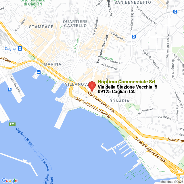 apri la mappa di Hoptima Commerciale Srl