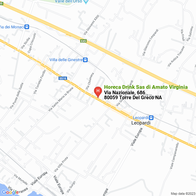 apri la mappa di Horeca Drink Sas di Amato Virginia