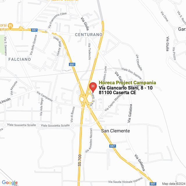 apri la mappa di Horeca Project Campania