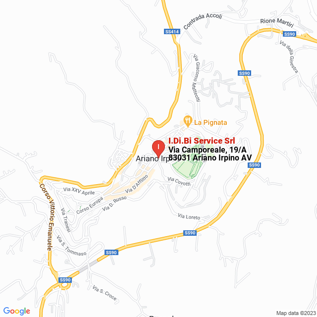 apri la mappa di I.Di.Bi Service Srl