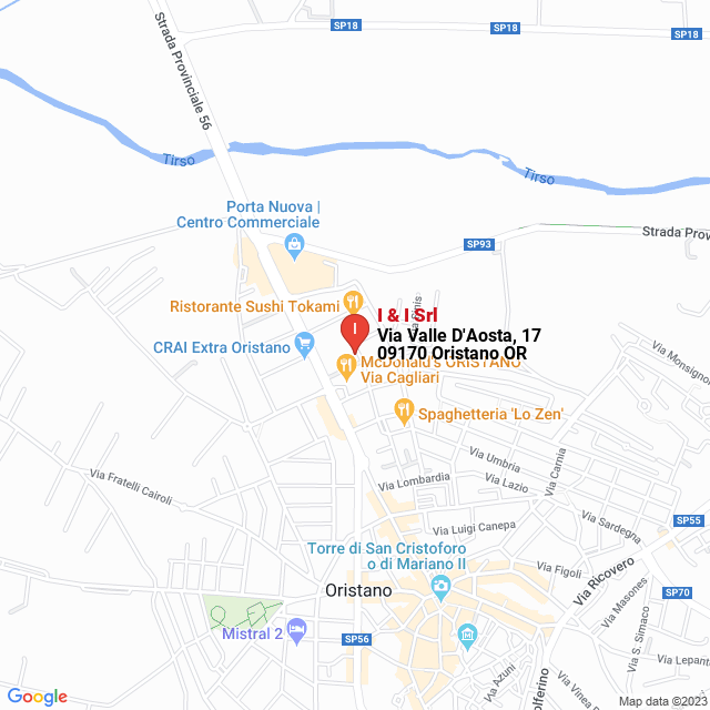 apri la mappa di I & I Srl