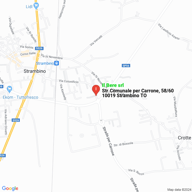 apri la mappa di Il Bere srl