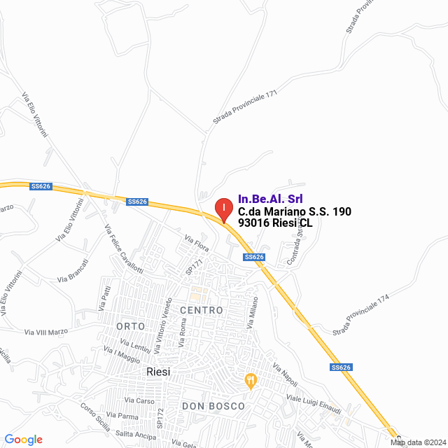apri la mappa di In.Be.Al. Srl