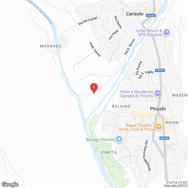 apri la mappa di Ingros Rendena