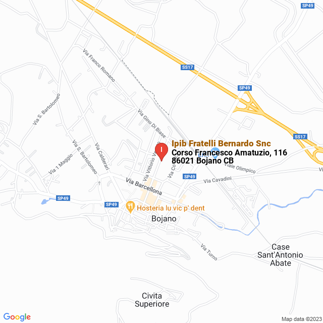 apri la mappa di Ipib Fratelli Bernardo Snc