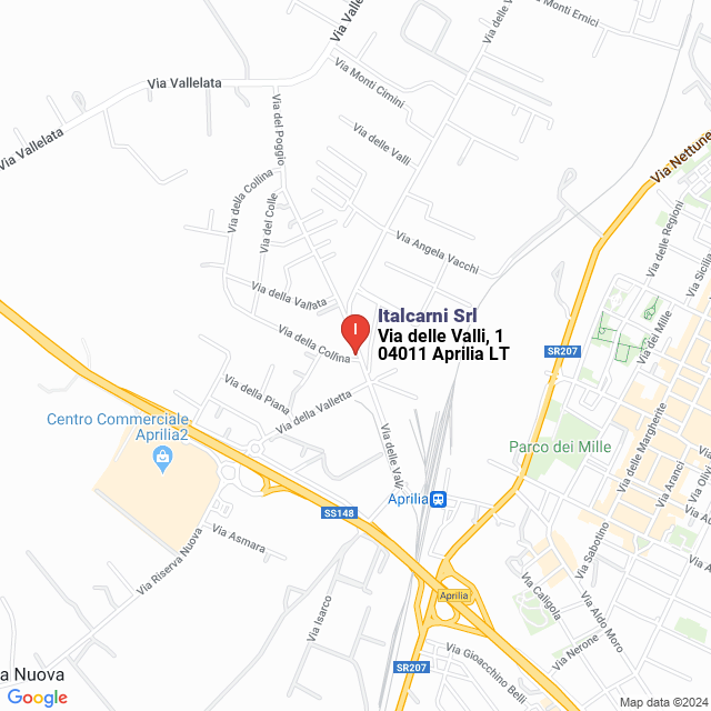apri la mappa di Italcarni Srl